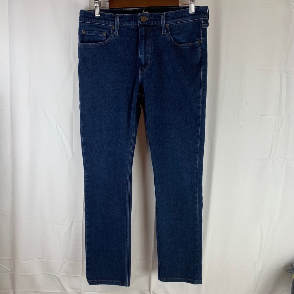 Paige Lennox Jeans Mens 34 Blue Frankie Slim‎ Fit Dark Wash Indigo M653F72-3447